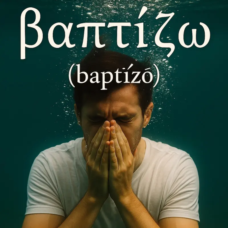 Taufe (baptízō)